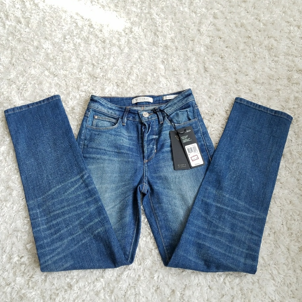 Guess Stretch High Waist blue wash jeans
